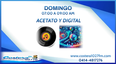 acetato y digital