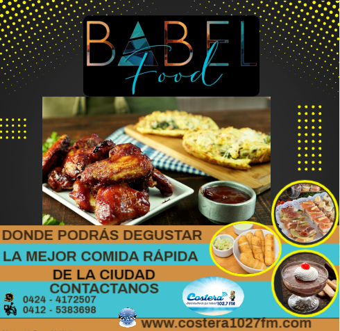 flyer de babel food