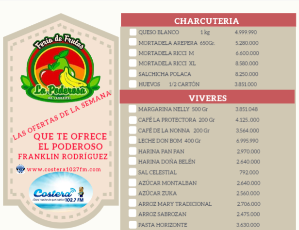 flyer de la poderosa