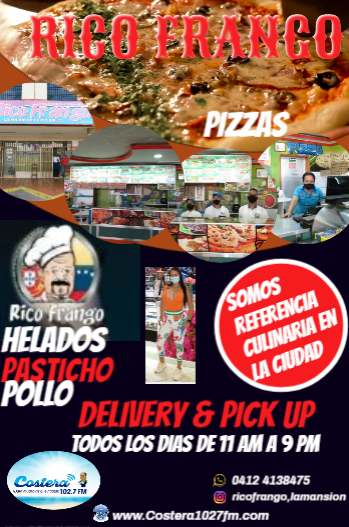 flyer de rico frango